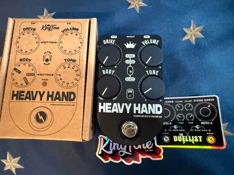 King Tone Guitar HeavyHand V2 2024 - Present - Black image 1