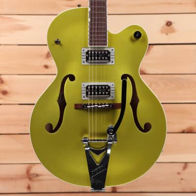 Gretsch G6120T-HR Brian Setzer Signature Hot Rod Hollow Body with Bigsby - Lime Gold - JT22124514 image 2