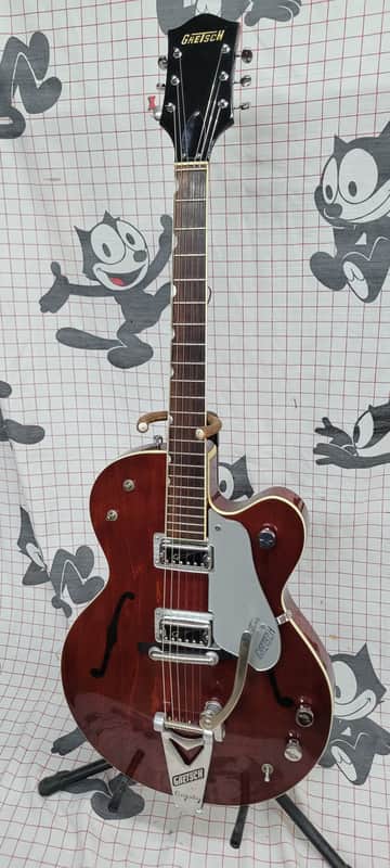 1962 Gretsch Tennessean, stupid clean, OHC Dark cherry red image 1