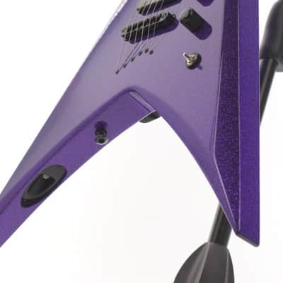 ESP USA Custom Shop Arrow V II FLBH  - Purple Sparkle imagen 5