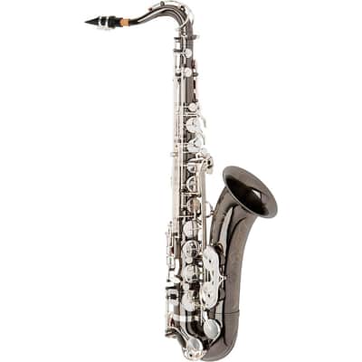 Allora ATS-450 Vienna Series Tenor Saxophone Regular Black Nickel Body Silver Keys image 1