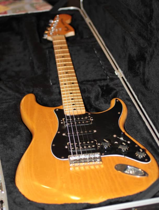 Vintage Fender Stratocaster 1977 Natural Ash HSH image 1