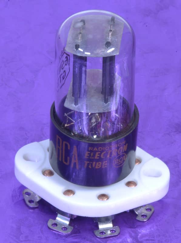 6SN7GTB RCA Electron Tube For Audio Made In USA Good Used Working Condition Tested image 1