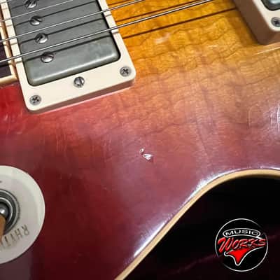 Immagine Gibson   Custom Shop Les Paul R8 1958 Tom Murphy Aged 2008 Cherry Sunburst - 12