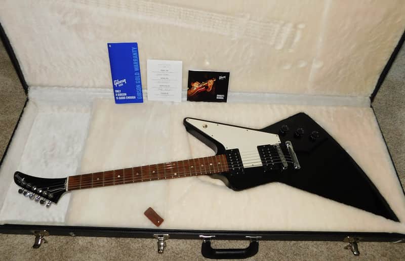 Gibson Explorer '76 Reissue Electric Guitar Ebony 2011 image 1