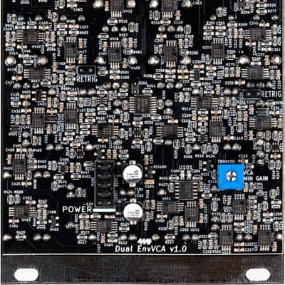 4MS DEV Dual EnvVCA Dual Envelope VCA Eurorack Synth Module, Black image 2