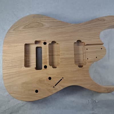 Unfinished Ash HxH 7 string Jem body Fits Ibanez 7 string UV Necks - J2461 image 1
