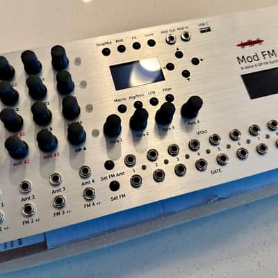 Jomox Mod FM - 8-Voice Eurorack FM Synth 2023 - Silver image 2