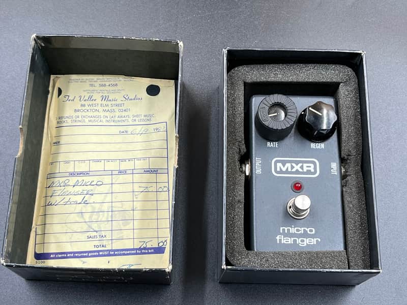 1982 MXR MX-152 Micro Flanger w/box (Reticon SAD512 chip) image 1