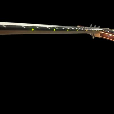 Alembic Stanley Clarke Sign Deluxe, Cocobolo / Ebony / Green and Amber LED's  9.8 LBS *IN STOCK* image 8