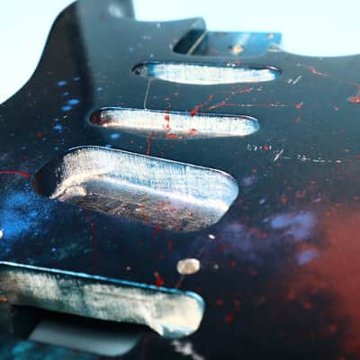 Stratocaster Guitar Body - Nebula Kramer? image 21