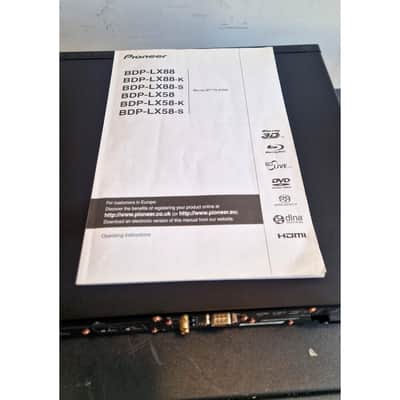 Pioneer BDP-LX58 - Media Players - Excellent w/ Manuals & Remote image 14