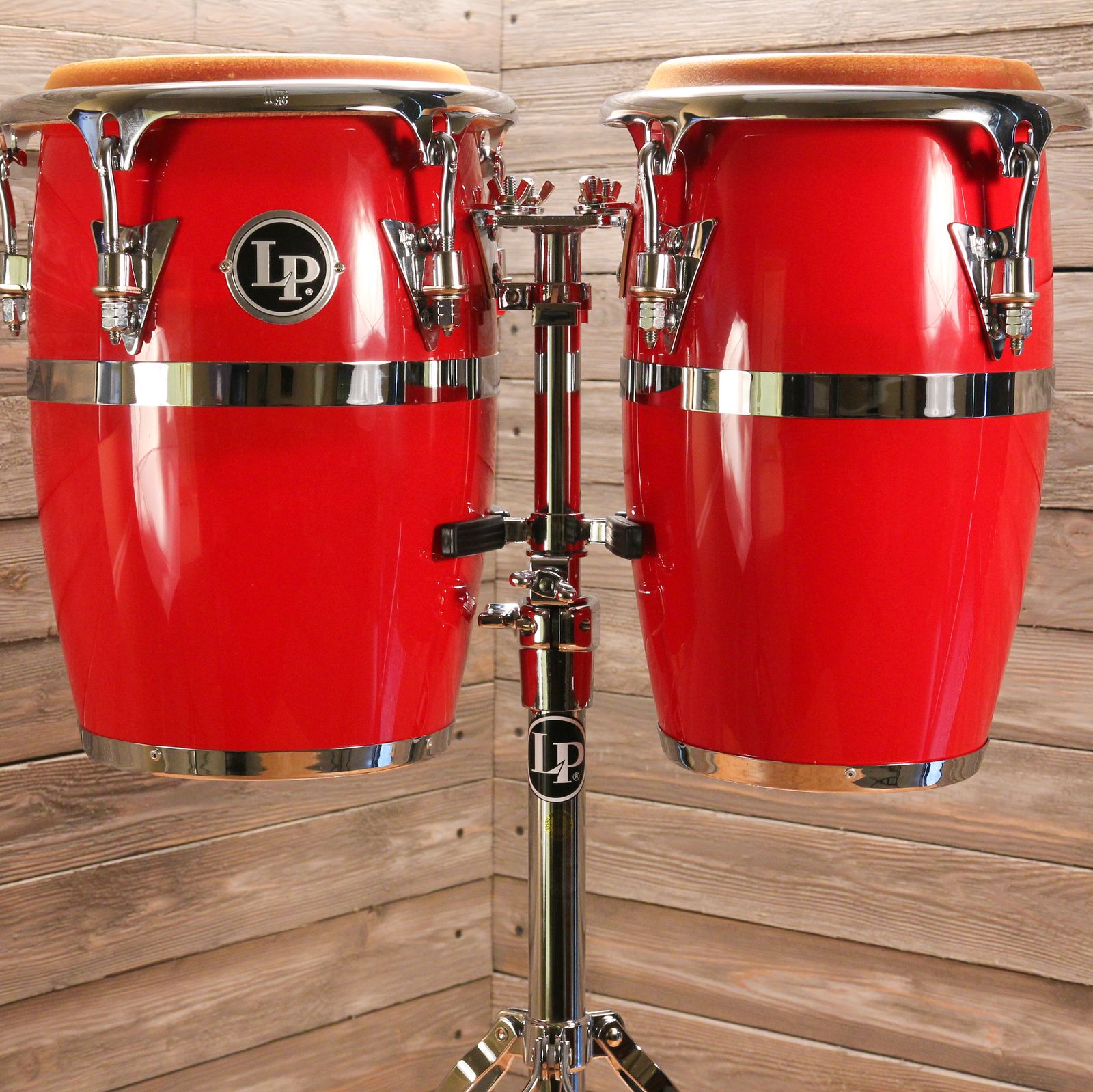 Latin Percussion LP-JRX-DW Junior Wood Conga Set w/ Comfort Curve