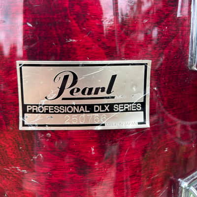 Pearl Professional DLX Series 1987 - Wine Red Lacquer image 9