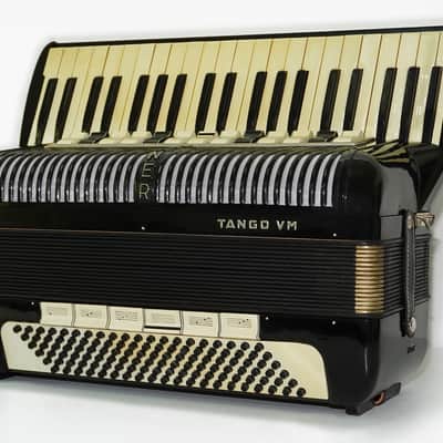 Hohner Tango VM Accordian made in Germany Original Piano Accordion, incl. New Straps Soft Case, Quality Concert Accordion, 2386, Amazing Rich Sound image 5