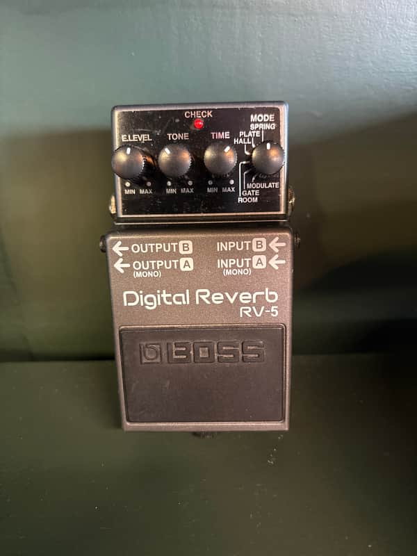 Boss RV-5 Digital Reverb (Dark Gray Label)