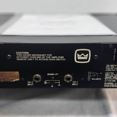 Crown/AmCron Vintage Power Amp Model Micro-Tech 600 image 6