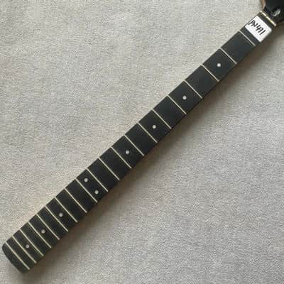 Black Maple Wood 4 String Jazz Bass Style Neck, Rosewood Fingerboard image 5