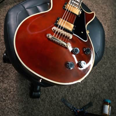 Orville by Gibson LPC Les Paul Custom with Rosewood Fretboard 1991 Wine Red image 13