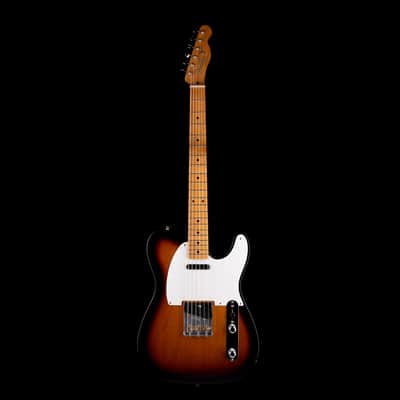 Pre-Owned 2020 Fender Vintera 50's Telecaster 2-Tone Sunburst with Gig Bag image 2