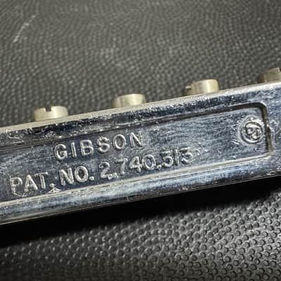 Gibson Vintage 1960's Patent Number ABR-1 Chrome Bridge ES Les Paul SG 1965 1966 1967 1968 1969 1970 image 6