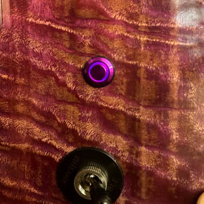 Custom 'Franken-Paul' LP/Strat Hybrid - W/Hardshell Case and Accessories 2020 - Purple Burl image 4