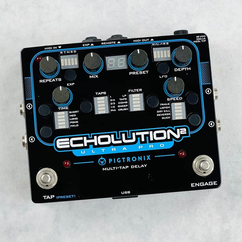 2010s Pigtronix Echolution 2 Delay Black