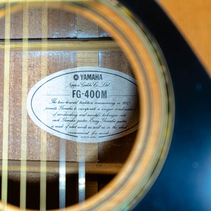 1985 Yamaha FG-400M Acoustic Guitar - Natural | Reverb