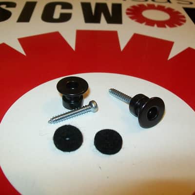 Buttons For Dunlop Traditional Strap Lock System, SLS2513BK - BLACK