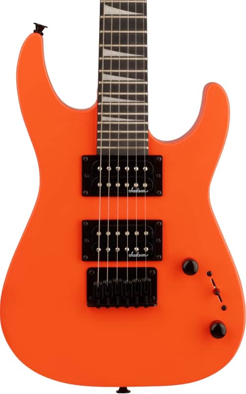 NEW Jackson JS Series JS1X Dinky Minion with Amaranth Fretboard - Safety Orange, Awesome Axe For Your Little Shredder! image 1