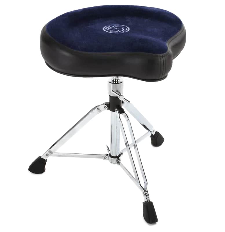Roc n Soc Drum Stool Throne With Custom Base Blue image 1