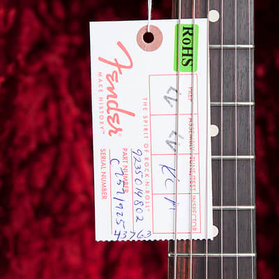 Fender CS NAMM '60 Strat Heavy Relic Lake Placid Blue 2014 Lake Placid Blue/3 Tone Sunburst image 10