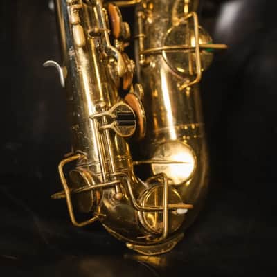 Martin Late 20's Low Pitch Alto Saxophone with Hardshell Case - Used image 17