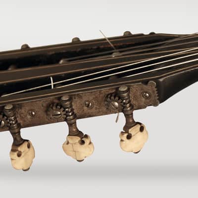 Ludwig Reisinger Viennese Classical Guitar (late 19th Century), hard shell case. image 9