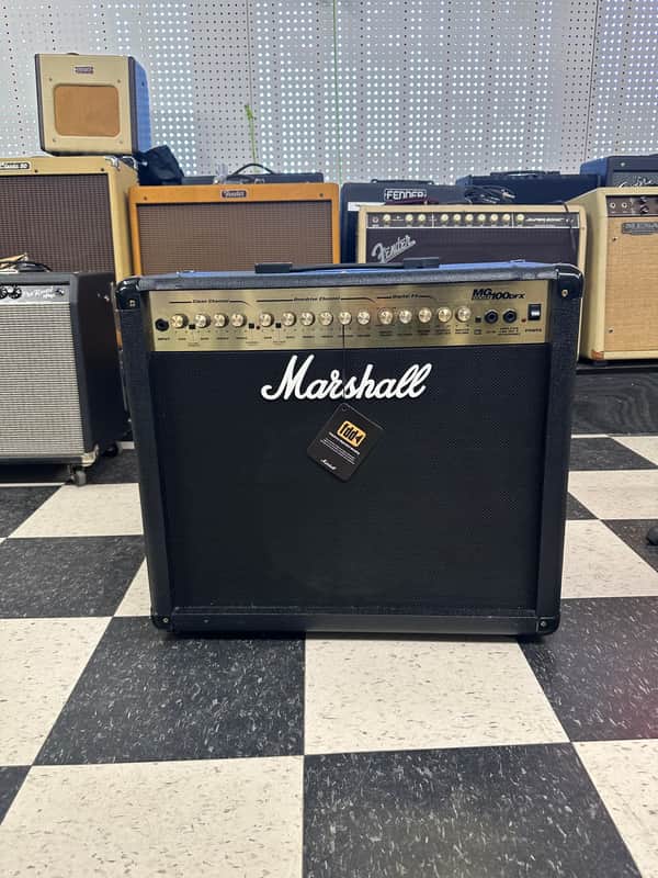 Marshall MG MG100DFX 2-Channel 100-Watt 1x12 Solid State Guitar Combo 2004 - 2008 - Black image 1