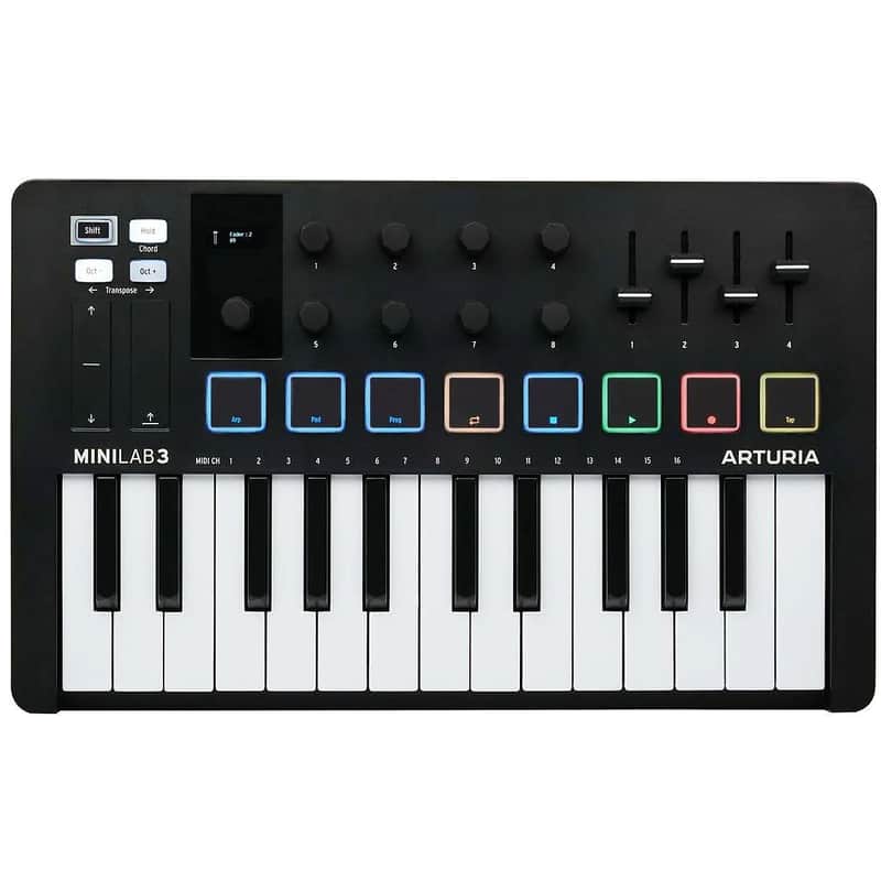 Arturia MIDI keyboard 25鍵 Arturia MiniLab MKIII 25-Key MIDI Controller | Reverb