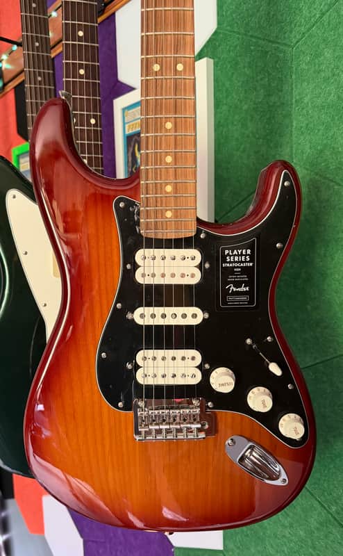 2022 Fender Player Stratocaster HSH, Tobacco Sunburst image 1