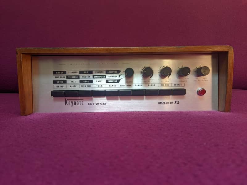 Keynote Auto-Rhythm Mark XX / MR-101 (analog drum machine, 70s, Japan) image 1