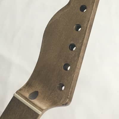 Lefty Reverse Musikraft Telecaster Aged Heavy Relic Tele Guitar Neck Amber Bone Nut Maple Made in USA Custom image 13