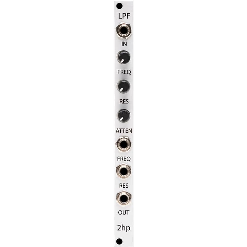 2hp LPF Eurorack Filter Module (Silver) image 1