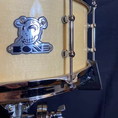 David Frangioni Collection, Bone - 6.5x14" Carbcutter 4-Ply Carbon Fiber and Maple Shell Snare Drum 2020s image 7