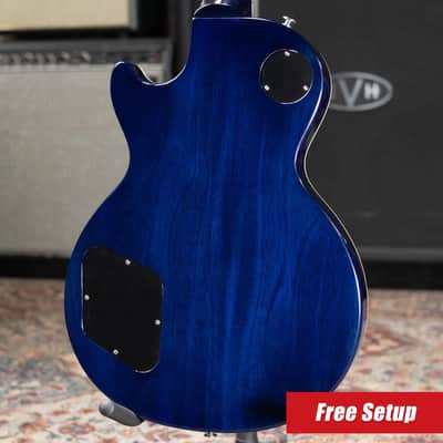 Gibson Les Paul Standard '60s Figured Top Electric Guitar - Blueberry Burst with Hardshell Case image 2