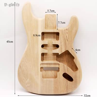 ST Ashwood Electric Guitar Body Guitar Barrel image 5
