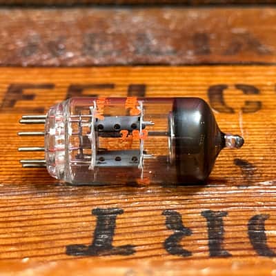 Vintage Amperex 7025 / 12AX7A Preamp Tube 12AX7 ECC83 Valve Orange Globe #273 image 4