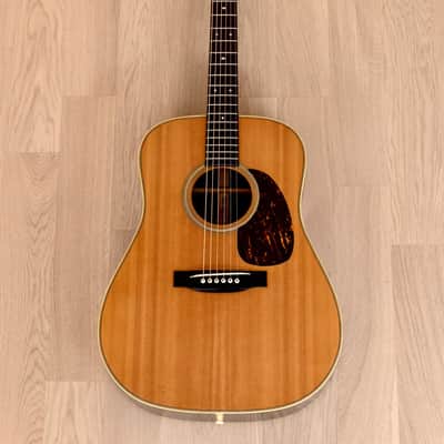 1984 Tokai Cats Eyes TCM-50V Vintage Herringbone Dreadnought Acoustic Guitar w/ Case, Japan image 2