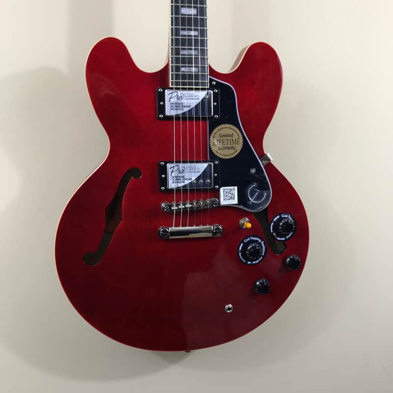 Epiphone Limited Edition Custom Shop Dot ES-335 Pro Electric Guitar - Cherry image 1