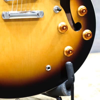 Epiphone Dot Historic ES-335 Design Vintage Sunburst Semi-Hollow Electric Guitar image 5
