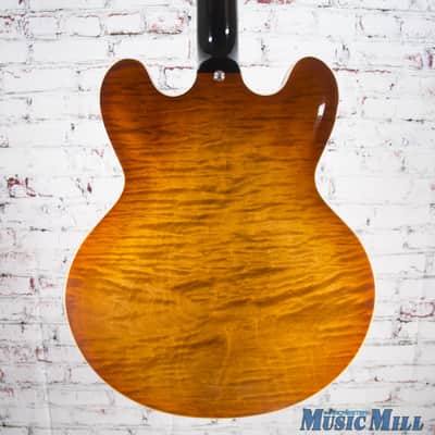 Gibson Memphis ES-335 Premiere Figured Semi-Hollow Electric Guitar Faded Lightburst 7705 w/OHSC image 7