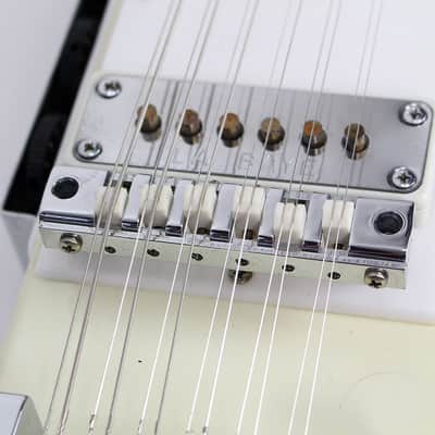 Vintage 1967 La Baye 2x4 12-String Electric Guitar White Finish image 16
