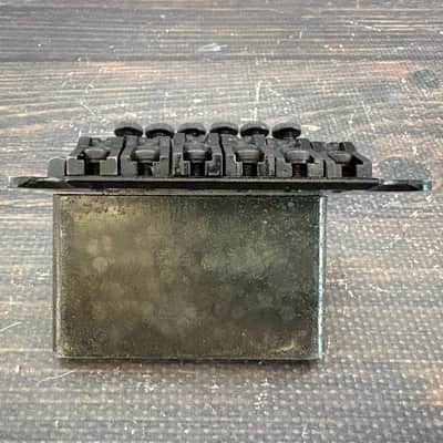 Takeuchi TRS-101 Tremolo Bridge Black Floyd Rose 42mm Block Made in Japan image 7
